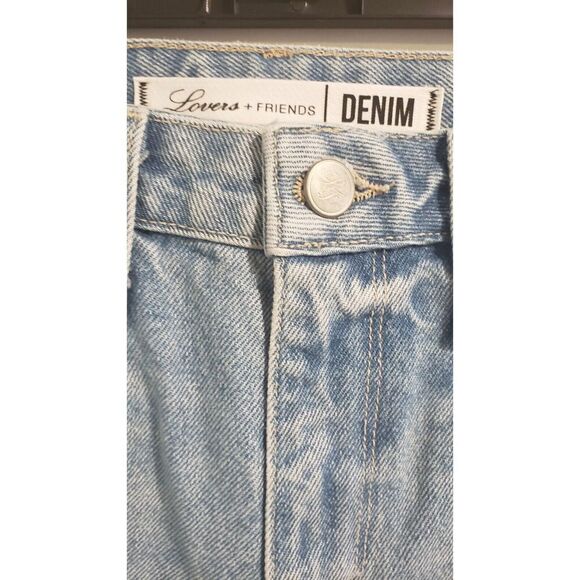 Lovers Friends Womens Jeans Size 23 Logan Barkley High Rise Distressed MSRP $188 - Picture 8 of 10